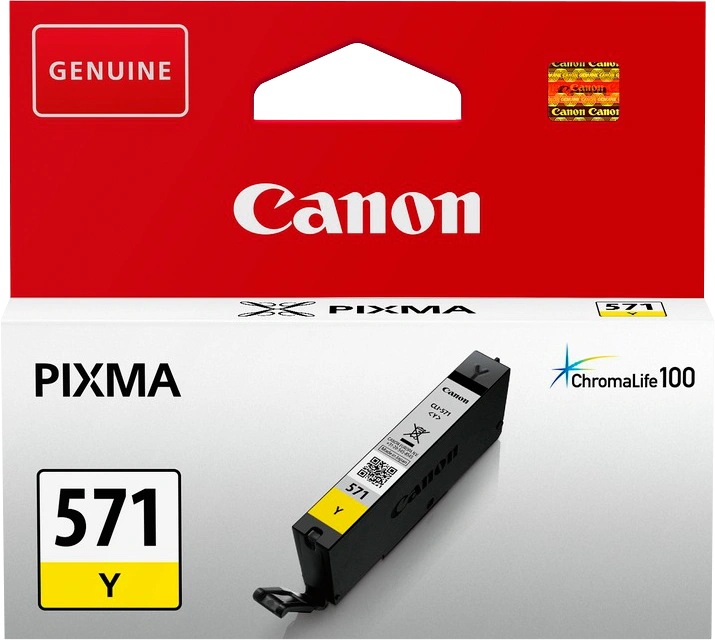 Canon CLI-571y Jaune Cartouche d'encre (0388C001)