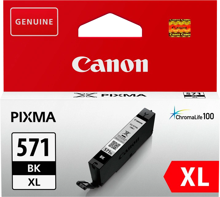 Canon CLI-571bk XL Noir(e) Cartouche d'encre (0331C001)