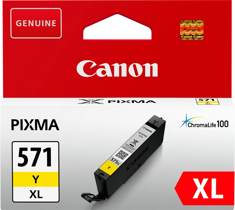 Canon CLI-571y XL Jaune Cartouche d'encre (0334C001)