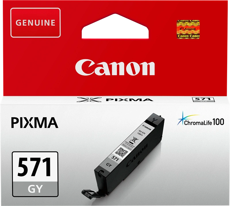 Canon CLI-571gy Gris Cartouche d'encre (0389C001)