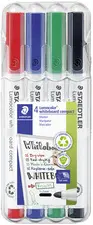STAEDTLER Marqueur pour tableau blanc Lumocolor, set de 4