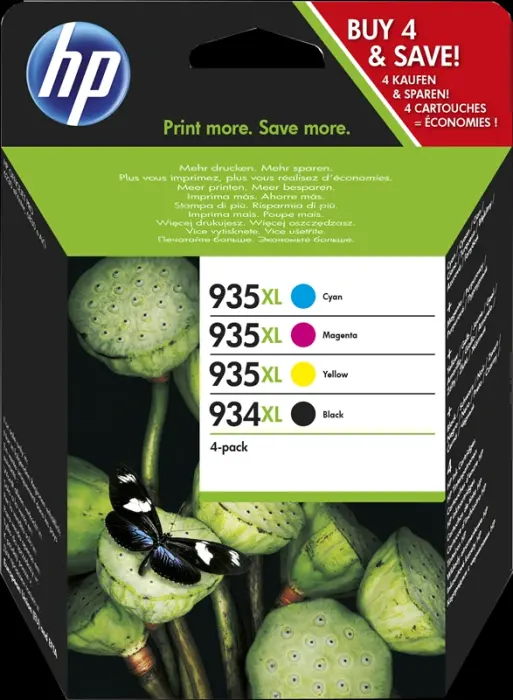 HP 934XL+935XL Multipack Noir(e) / Cyan / Magenta / Jaune (X4E14AE MCVP)