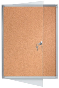 FRANKEN Vitrine d'affichage X-tra!Line, 9 x A4, dos en liège