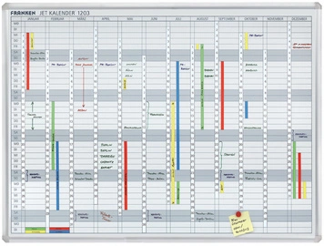 FRANKEN Tableau planning JetKalender, calendrier annuel