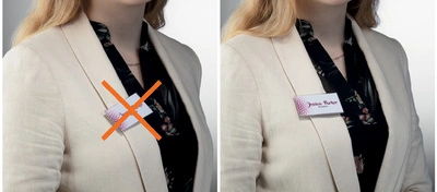 DURABLE Porte-badge à aimant, 90 x 54 mm, anti-rotation
