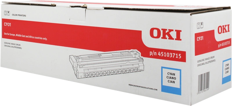 OKI 45103715 Tambour d'image Cyan (C931)