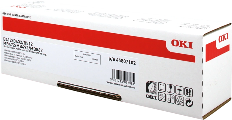 OKI 45807102 Noir(e) Toner