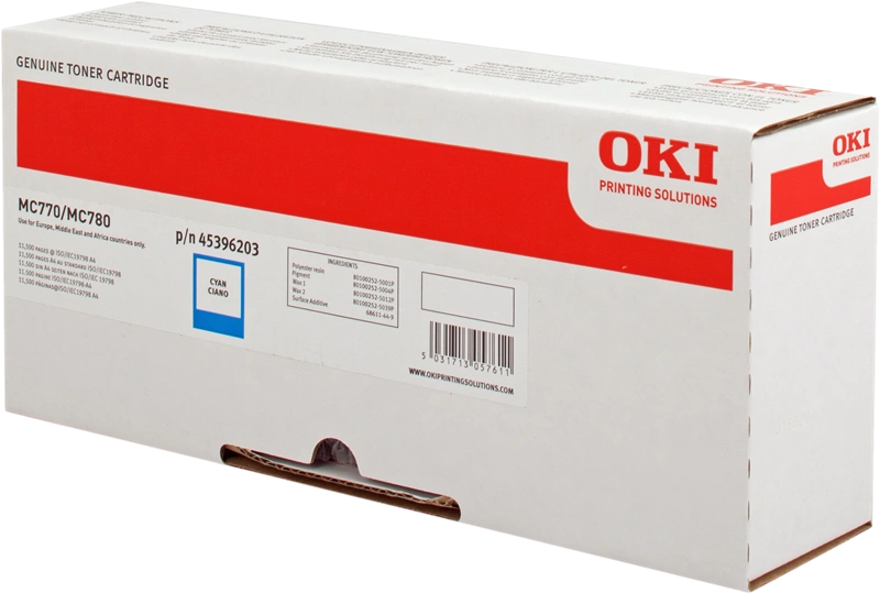 OKI 45396203 Cyan Toner