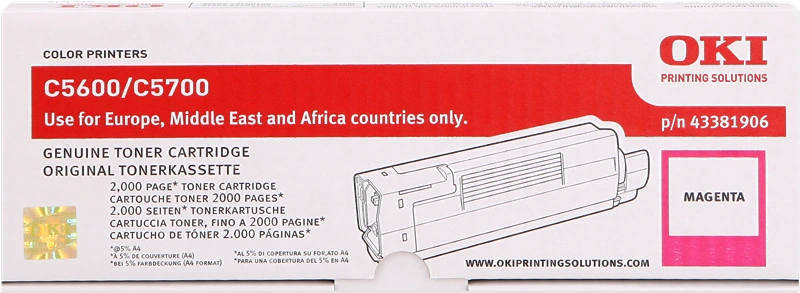 OKI 43381906 Magenta Toner