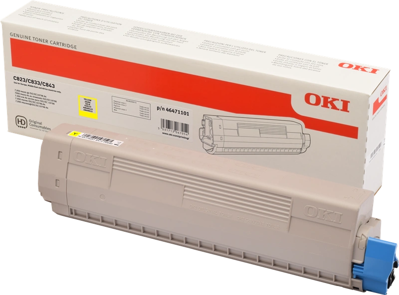 OKI 46471101 Jaune Toner