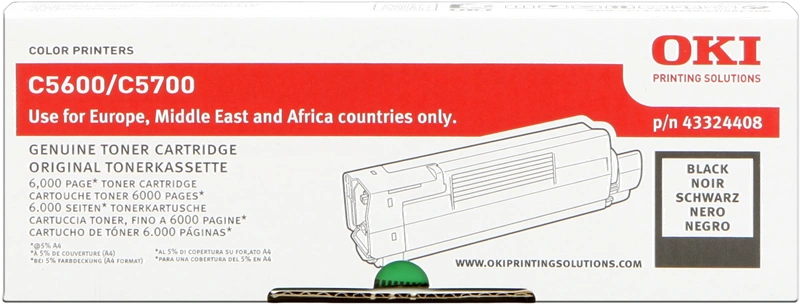 OKI 43324408 Noir(e) Toner