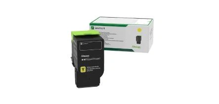 Lexmark 78C2UY0 Jaune Toner (CS521/CX622)