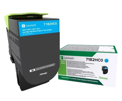 Lexmark 71B2HC0 Cyan Toner (CS/CX417/517)