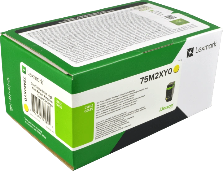 Lexmark 75M2XY0 Jaune Toner (CS632/CX635)