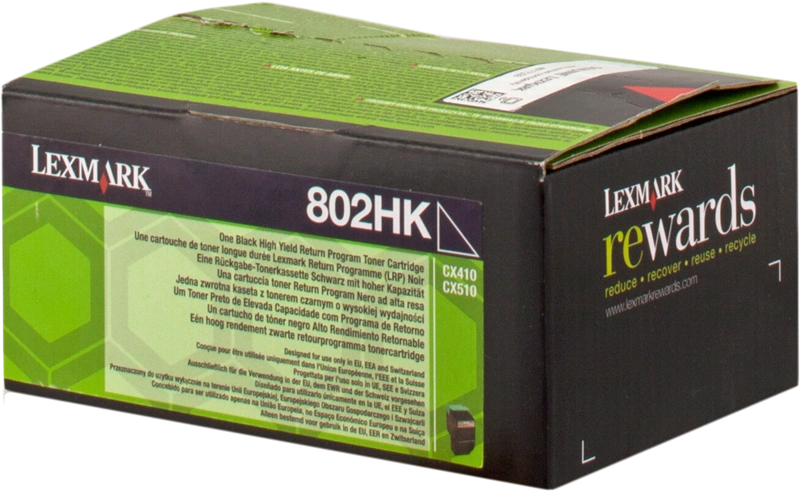 Lexmark 802HK Noir(e) Toner (80C2HK0)