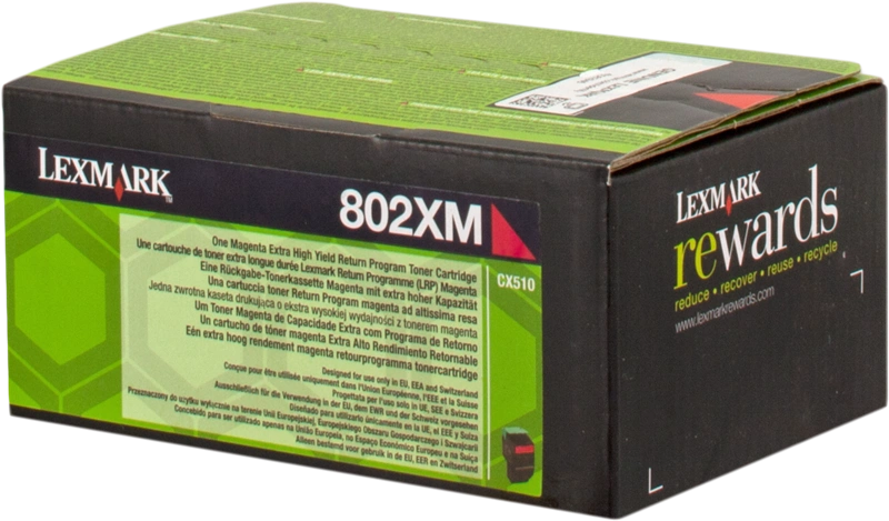 Lexmark 802XM Magenta Toner (80C2XM0)