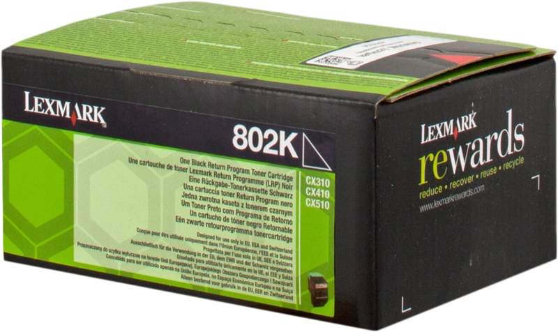 Lexmark 802K Noir(e) Toner (80C20K0)