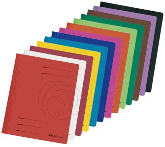 herlitz Chemise à lamelle easyorga, carte lustrée, jaune