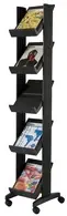 PAPERFLOW Porte-prospectus Corner easyDisplays, gris/noir