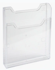 EXACOMPTA Distributeur de prospectus, A5 portrait, cristal