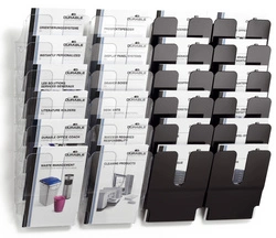 DURABLE Set de porte-brochures mural "FLEXIPLUS 6", A4
