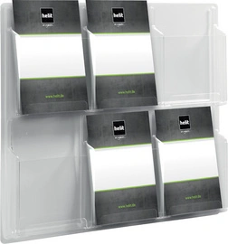 helit Porte-brochures mural "the clearly", transparent