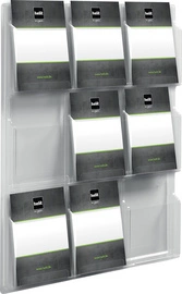 helit Porte-brochures mural "the clearly", transparent