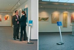 DURABLE Support d'information INFO SIGN stand, A4, aluminium