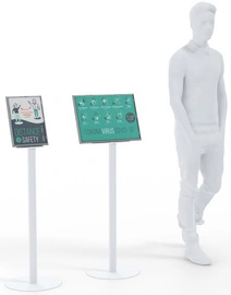 PAPERFLOW Porte-infos, A3, hauteur : 1.272 mm