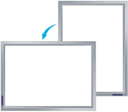 franc Cadre porte-affiche ECO, A3, argent