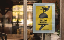 Securit Porte-affiches, A3, jaune