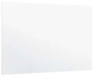 Bi-Office Tableau blanc en plaque 1.480 x 980 mm, sans cadre