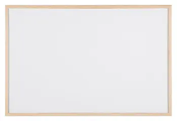 Bi-Office Tableau blanc, cadre en bois, (L)400 x (H)300 mm