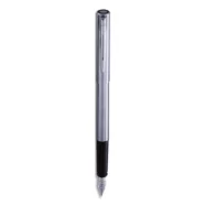WATERMAN Stylo plume moyenne GRADUATE corps acier,attributs chromés (CT)
