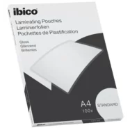 IBICO Paquet de 100 Pochettes plastification A4 2 x 125 microns 627310