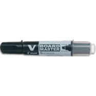 PILOT Marqueur effaçable à sec rechargeable VBOARD MASTER. Pointe biseautée moyenne. Encre liquide noir