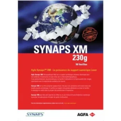 INAPA Boîte de 50 feuilles papier synthétique polyester Blanc SYNAPS XM A4 230g – Image 2
