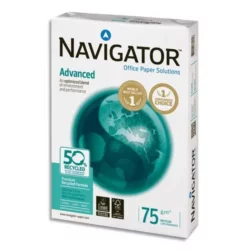 NAVIGATOR Ramette 500 feuilles papier blanc 50% recyclé Navigator Advanced A4 75G CIE 150 – Image 2