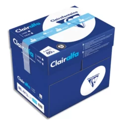 CLAIREFONTAINE Ramette de 500 feuilles papier Blanc CLAIRALFA 80 grammes format A4 1979 – Image 2