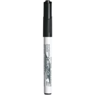 BIC Velleda 1741 Feutres pour Tableau Blanc Effaçables à Sec, Pointe Conique Moyenne - Noir