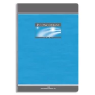 CONQUERANT C7 Cahier reliure brochure grand format 21x29,7cm 192 pages 70g petits carreaux 5x5