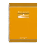 CONQUERANT C7 Cahier reliure spirale 21x29,7 cm 100 pages 70g petits carreaux 5x5