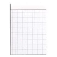 RHODIA Bloc de direction 160 pages n°11 7,4x10,5cm 5x5. Couverture Blanche