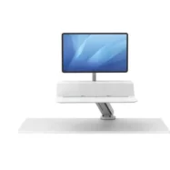 FELLOWES Station de travail assis-debout Lotus RT écran simple Blanc 8081701