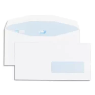 GPV Boîte de 1000 enveloppes 114x229mm Blanches fenêtre 35x100 80g