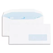 GPV Boîte de 1000 enveloppes 115x225mm Blanches fenêtre 35x100 80g