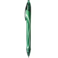 BIC Intensity Quick Dry Stylos-Gel Rétractables Pointe Moyenne (0,7 mm). Couleur Verte