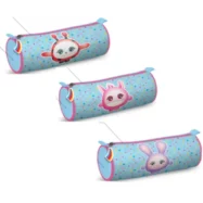 OXFORD Fourre-tout rond SQUISHIMALS RAINBOW assortis polyester 22x7x7 cm Sérigraphié, coloris Assortis