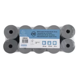 EXACOMPTA Bobine balance SAFECONTACT 80x60x12mm, L 44M, papier thermique 55g 1 pli. Durée mini 35 ans – Image 4