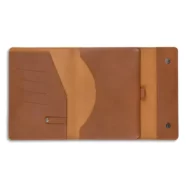 QUO VADIS Organiseur Rangers en cuir de buffle. Pour tablette 16,95 x 24cm ou carnet 15x21cm.Coloris havane